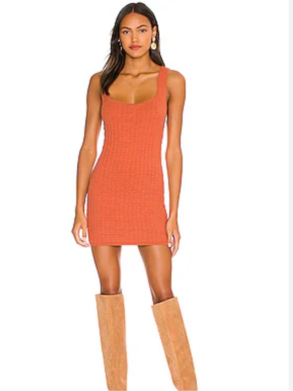 Free people Short And Sweet Mini Dress in Ambered Coral size XS